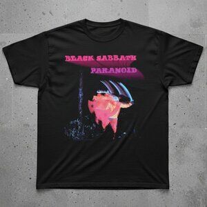 Paranoid Graphic Tee – Black Sabbath Vintage Album Cover T-Shirt | Retro Rock